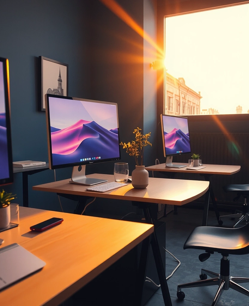 Interior del estudio ChromaFlow en Málaga